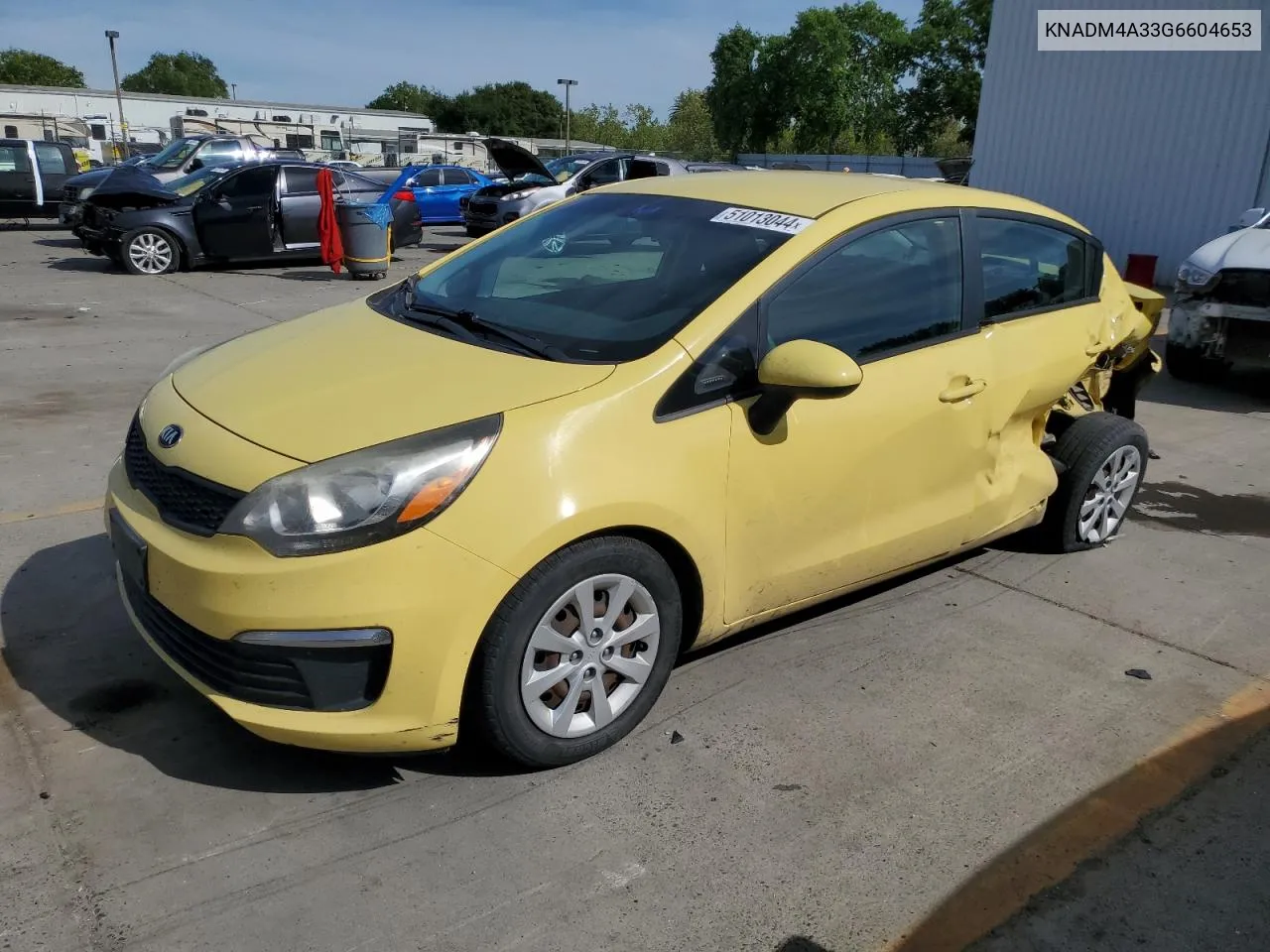 KNADM4A33G6604653 2016 Kia Rio Lx