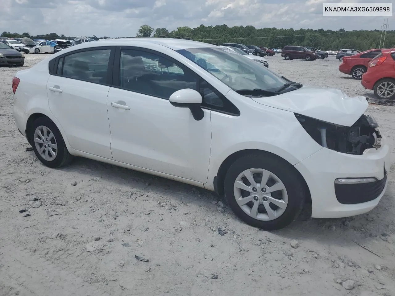 KNADM4A3XG6569898 2016 Kia Rio Lx