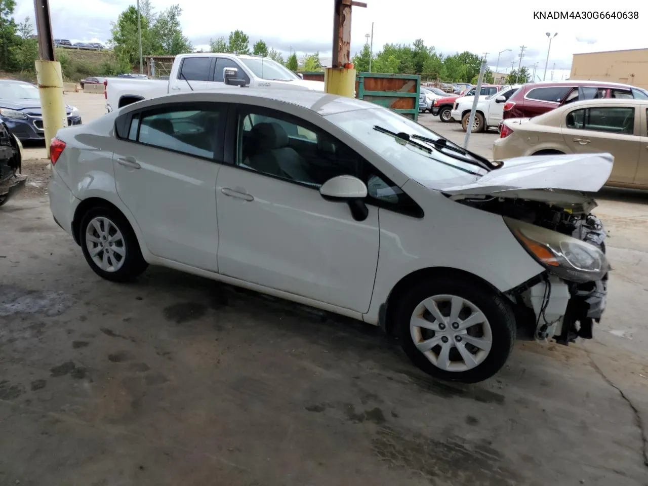 KNADM4A30G6640638 2016 Kia Rio Lx