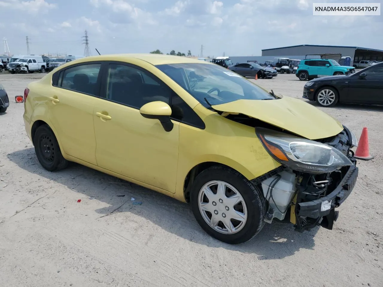 KNADM4A35G6547047 2016 Kia Rio Lx