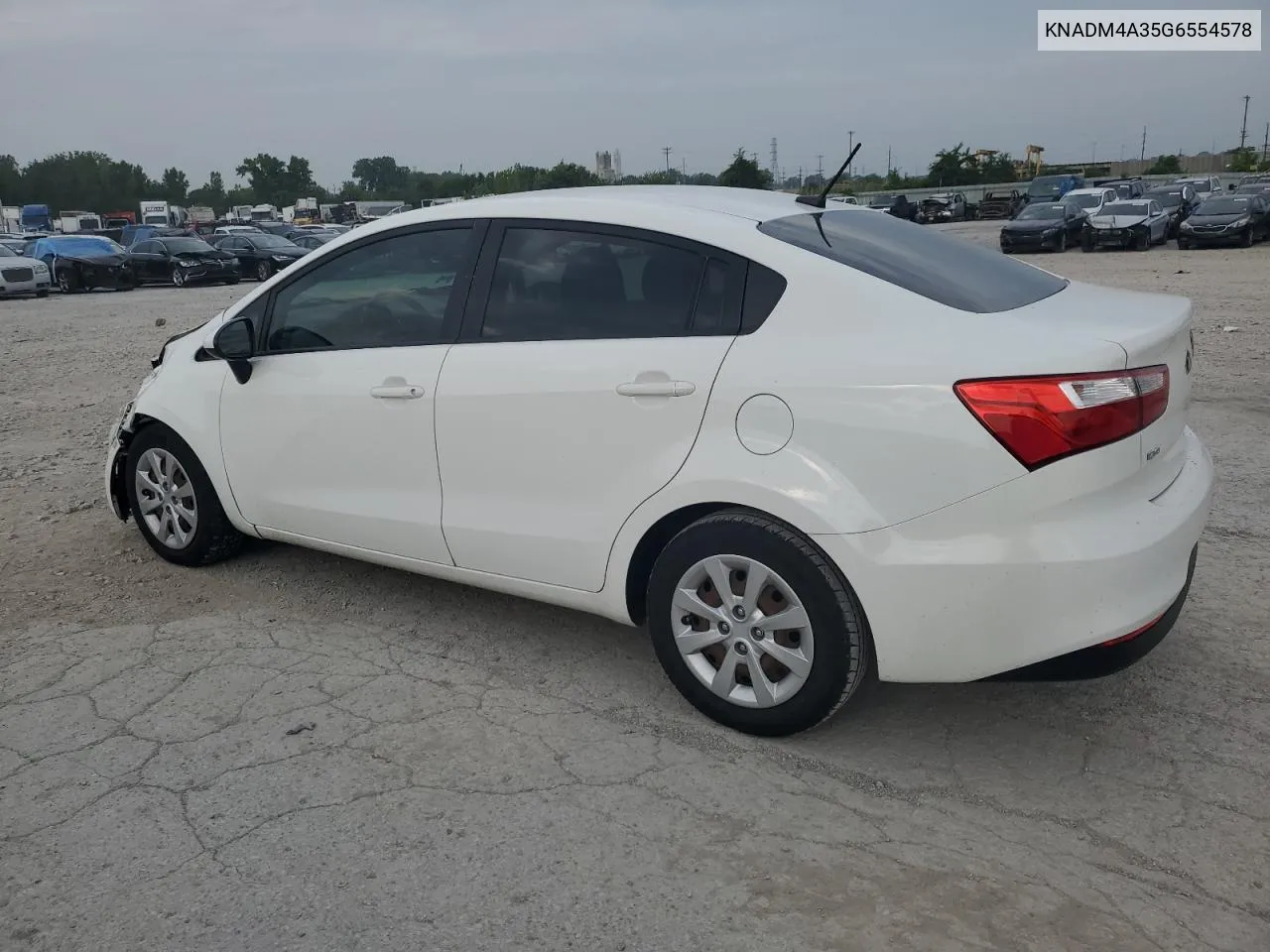 KNADM4A35G6554578 2016 Kia Rio Lx