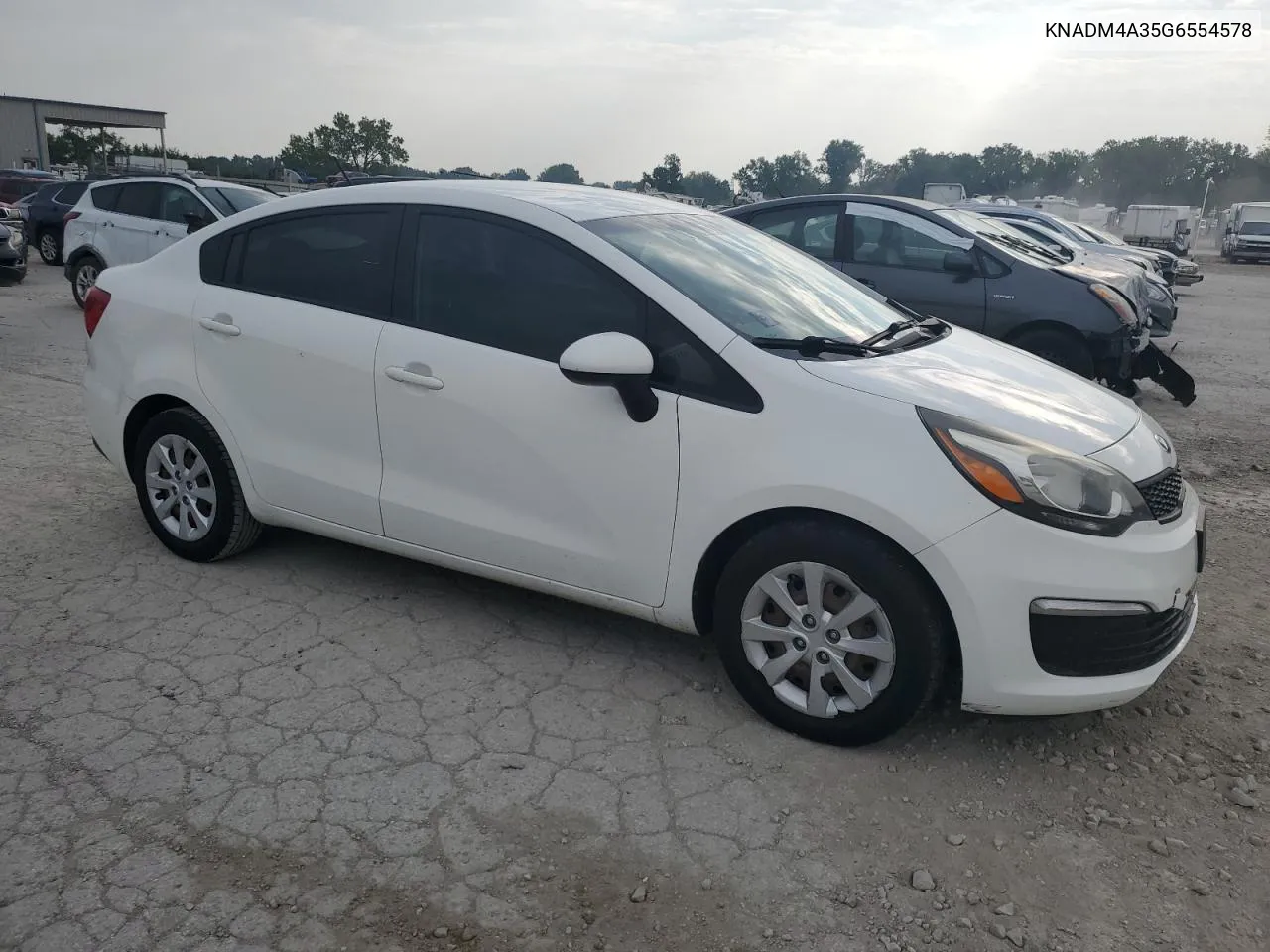 KNADM4A35G6554578 2016 Kia Rio Lx