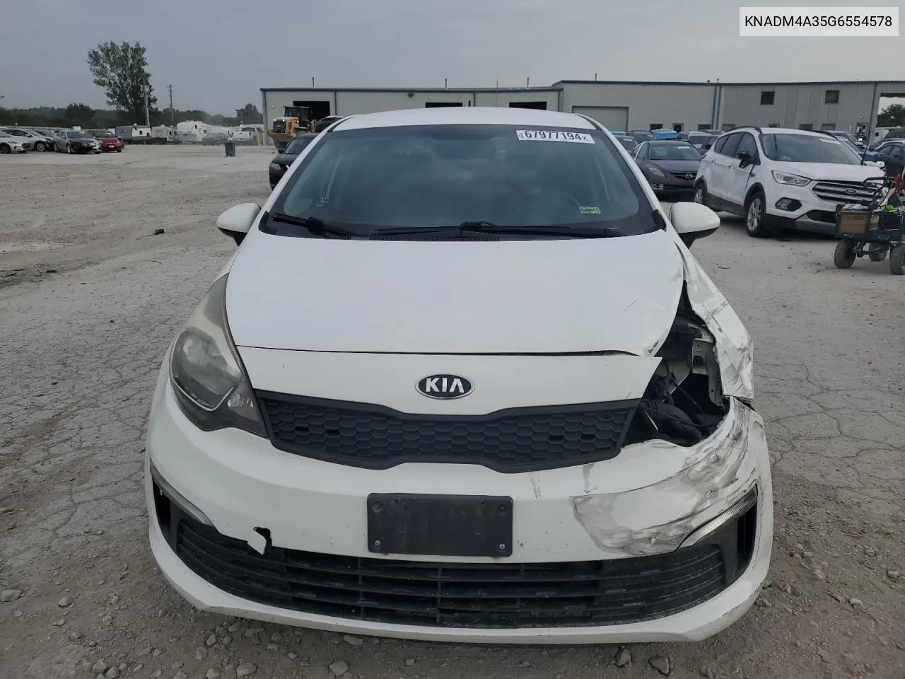 KNADM4A35G6554578 2016 Kia Rio Lx