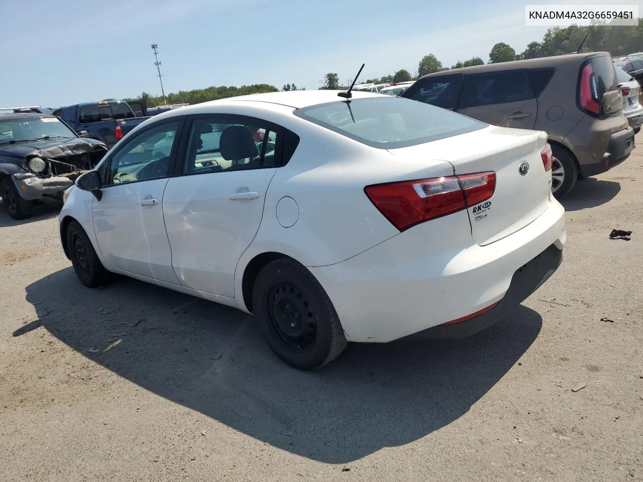 KNADM4A32G6659451 2016 Kia Rio Lx