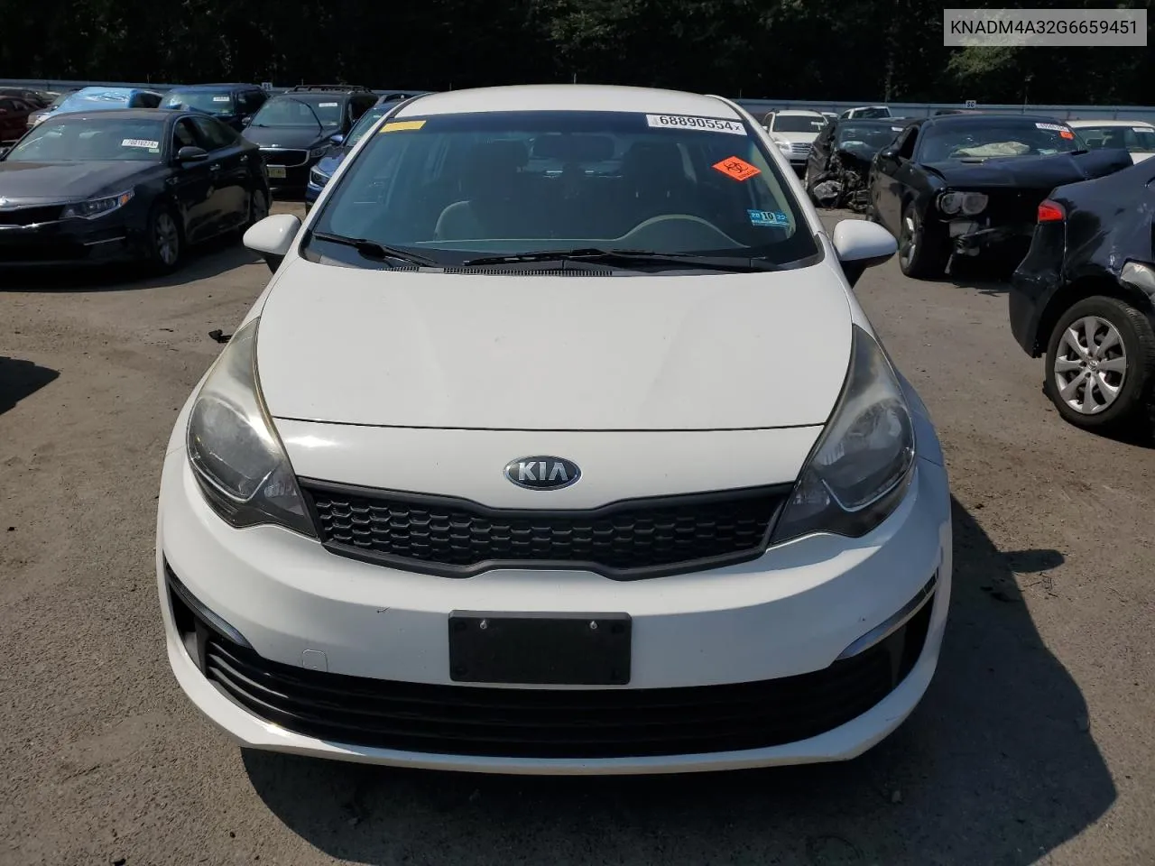 KNADM4A32G6659451 2016 Kia Rio Lx