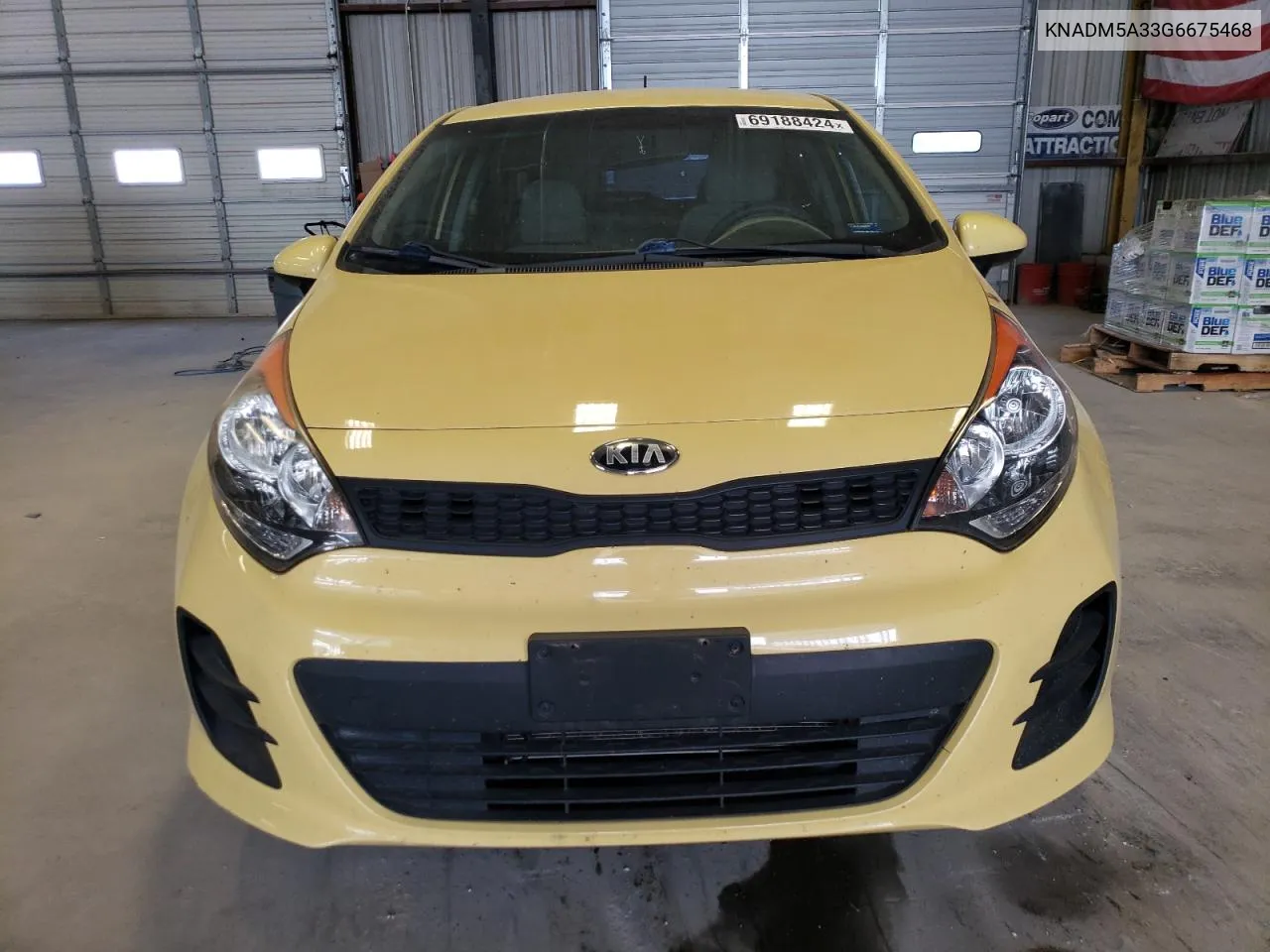 KNADM5A33G6675468 2016 Kia Rio Lx