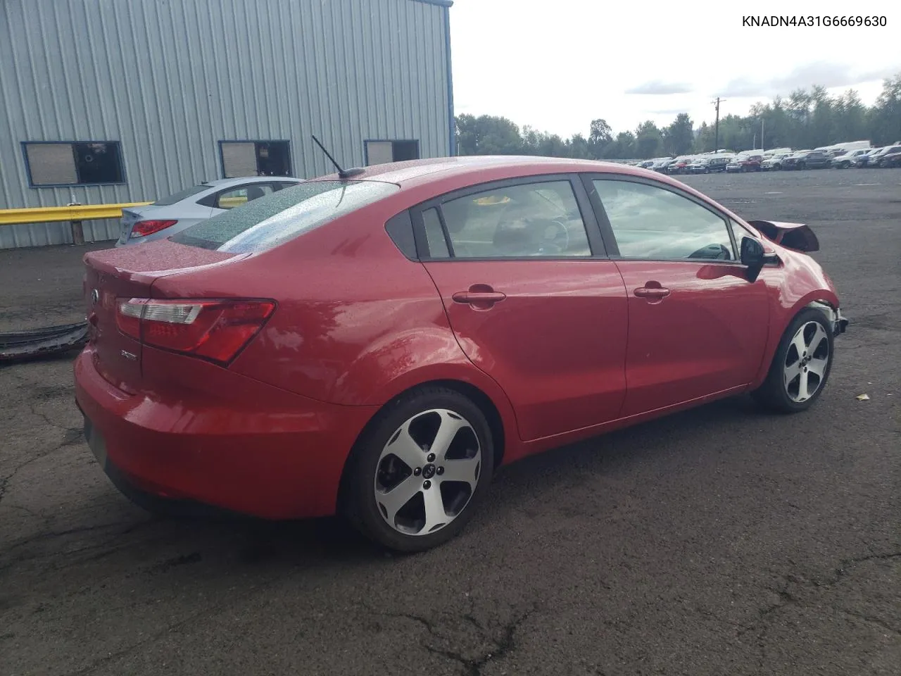 KNADN4A31G6669630 2016 Kia Rio Ex