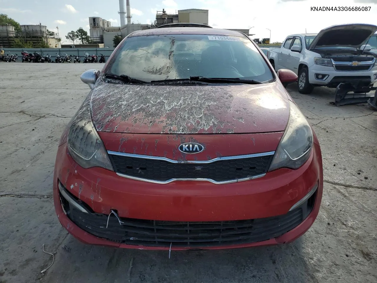 KNADN4A33G6686087 2016 Kia Rio Ex