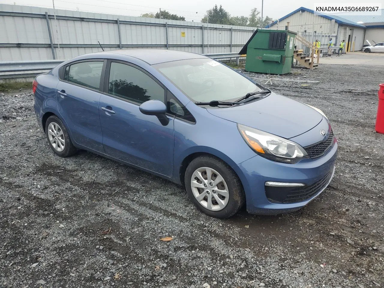 KNADM4A35G6689267 2016 Kia Rio Lx