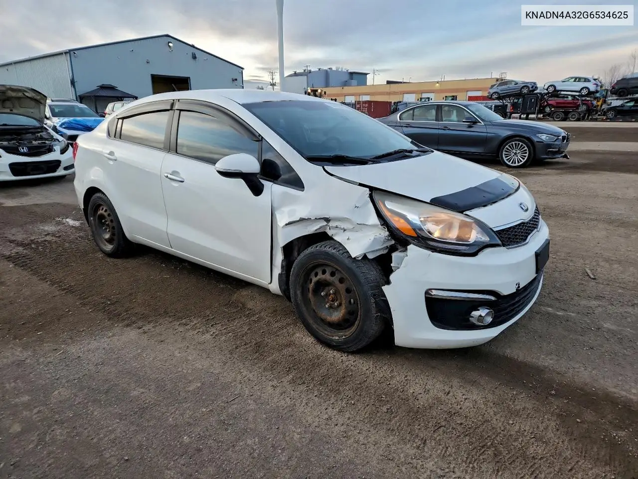 KNADN4A32G6534625 2016 Kia Rio Ex
