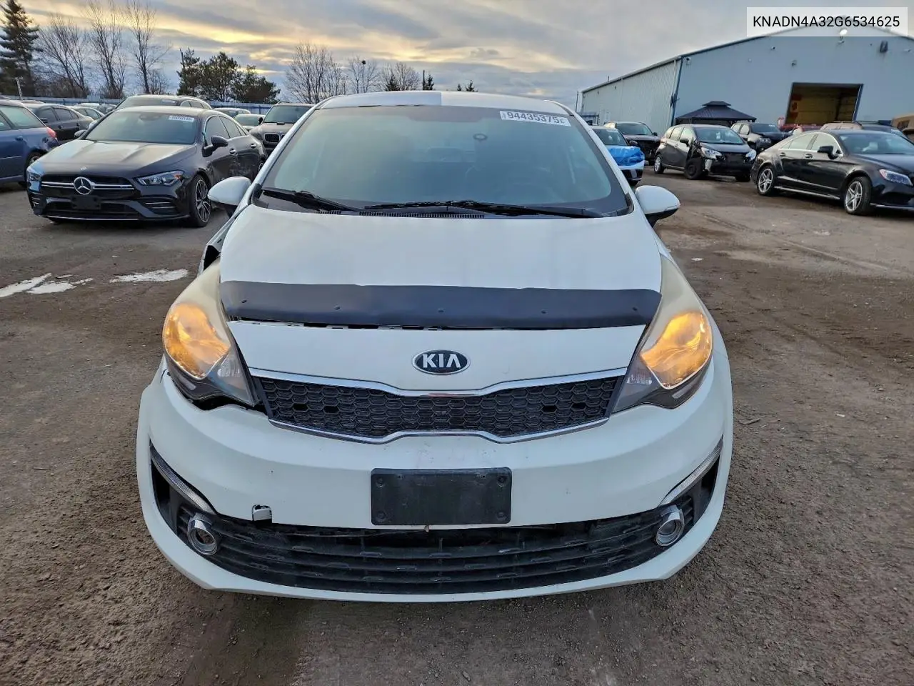 KNADN4A32G6534625 2016 Kia Rio Ex