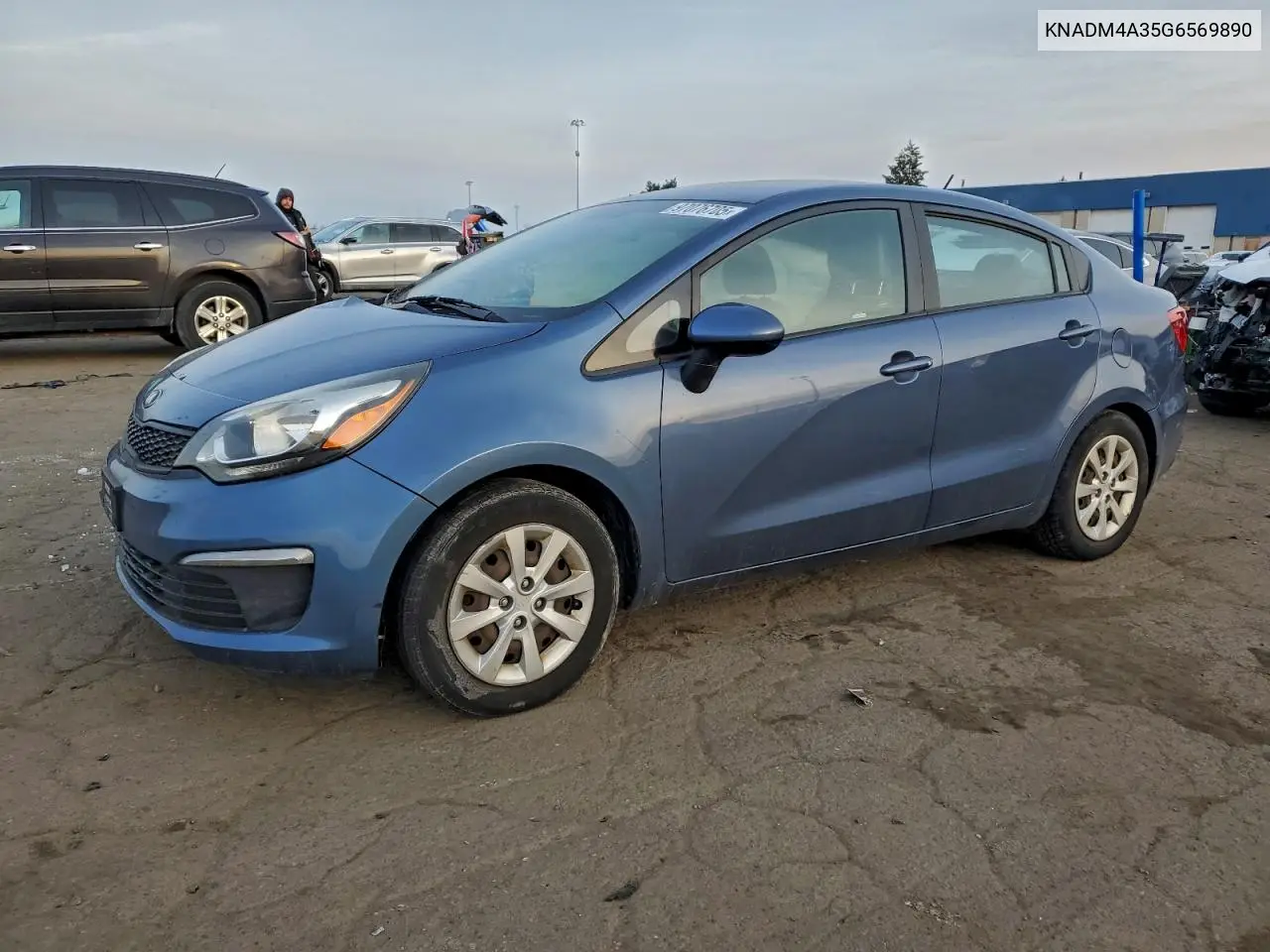 KNADM4A35G6569890 2016 Kia Rio Lx