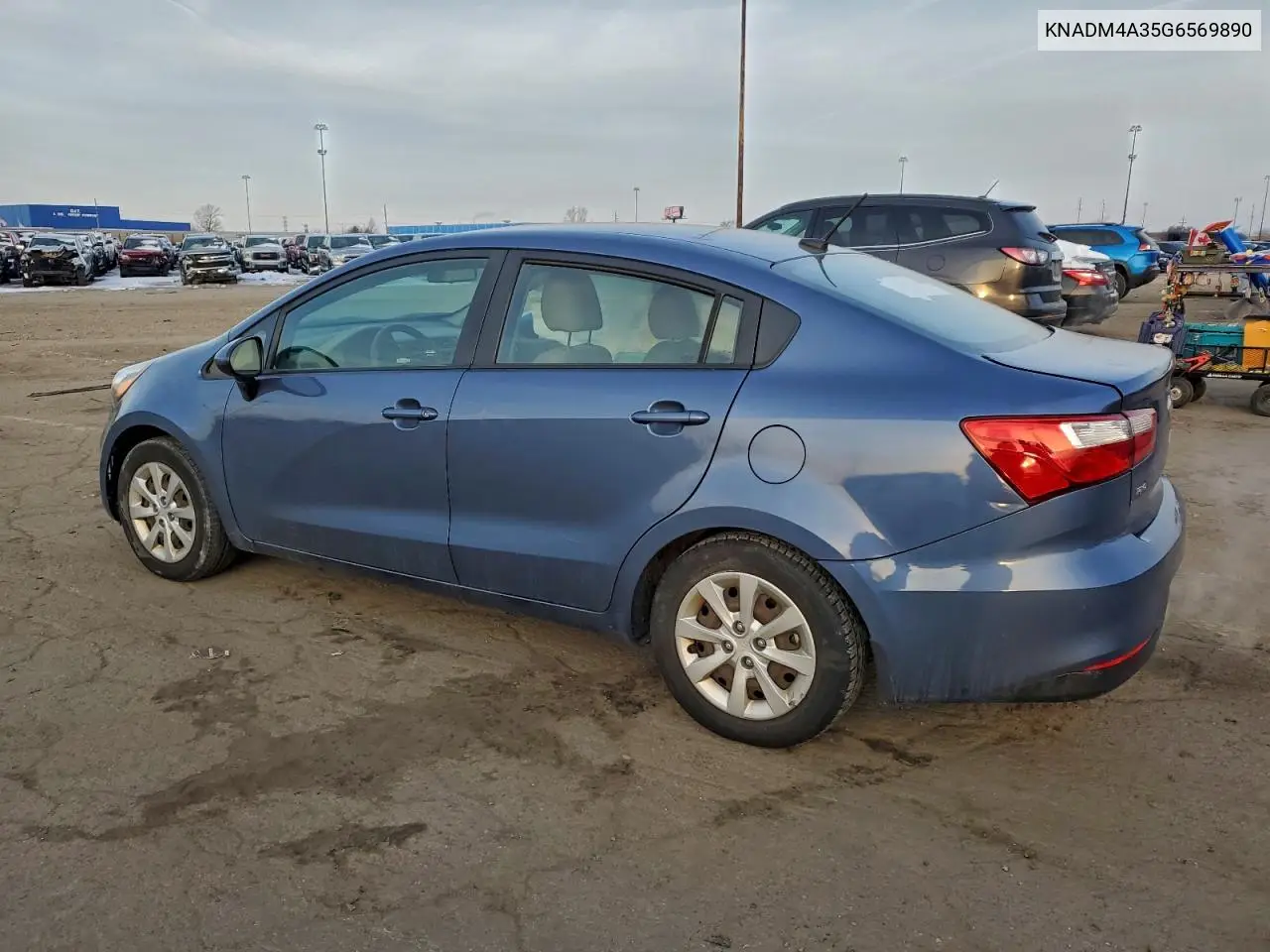 KNADM4A35G6569890 2016 Kia Rio Lx