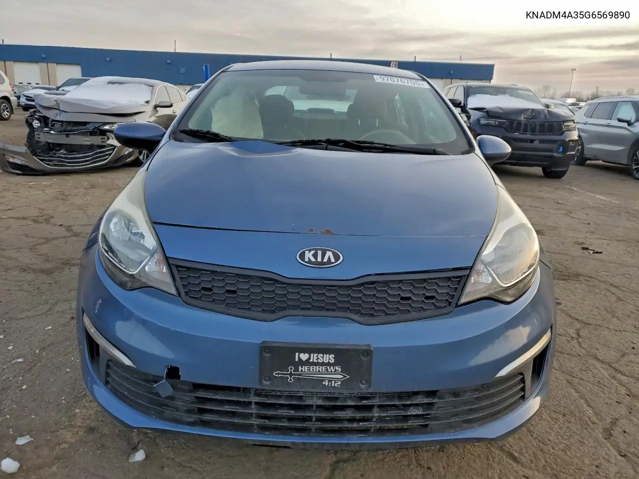 KNADM4A35G6569890 2016 Kia Rio Lx