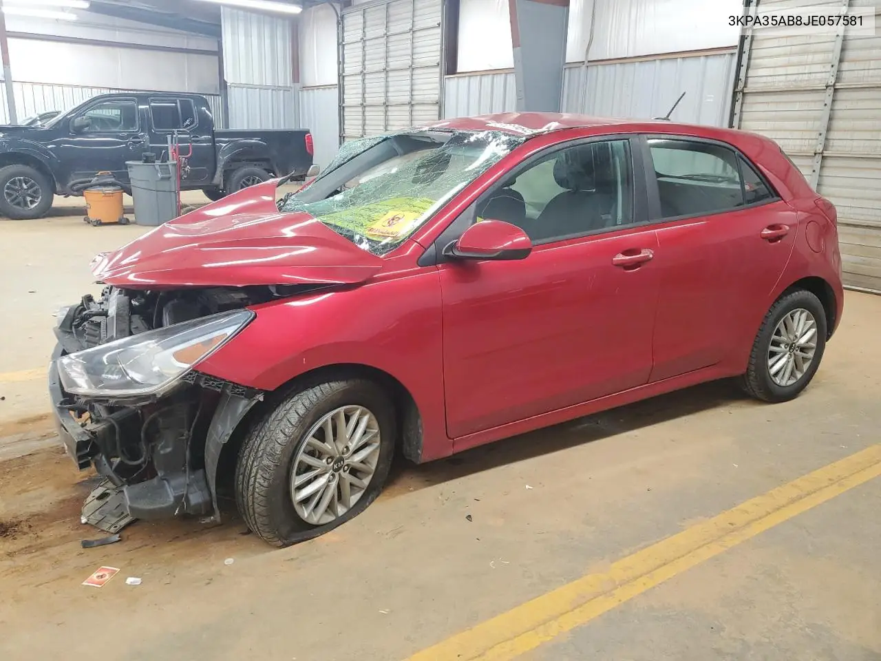 3KPA35AB8JE057581 2018 Kia Rio Ex