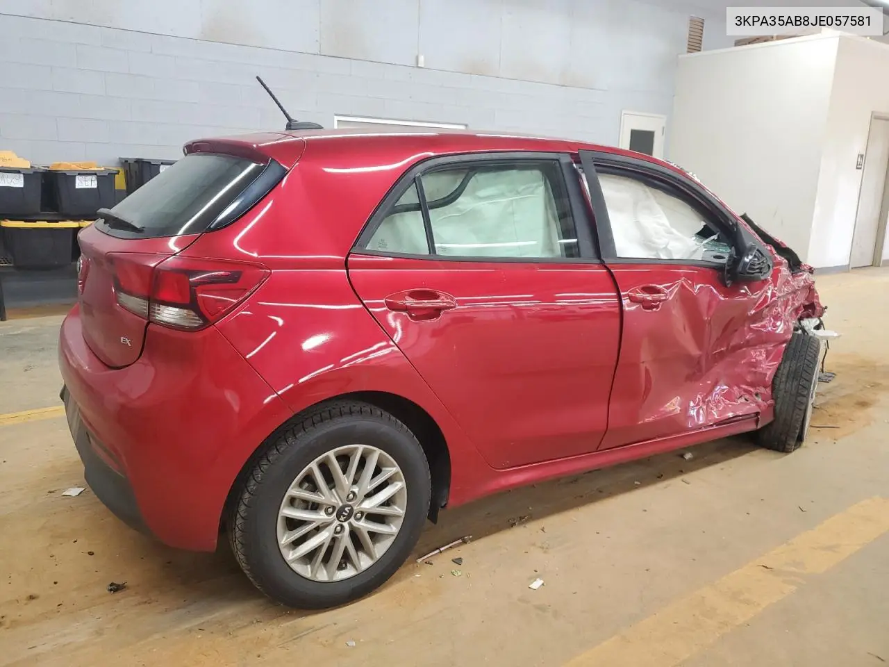 3KPA35AB8JE057581 2018 Kia Rio Ex