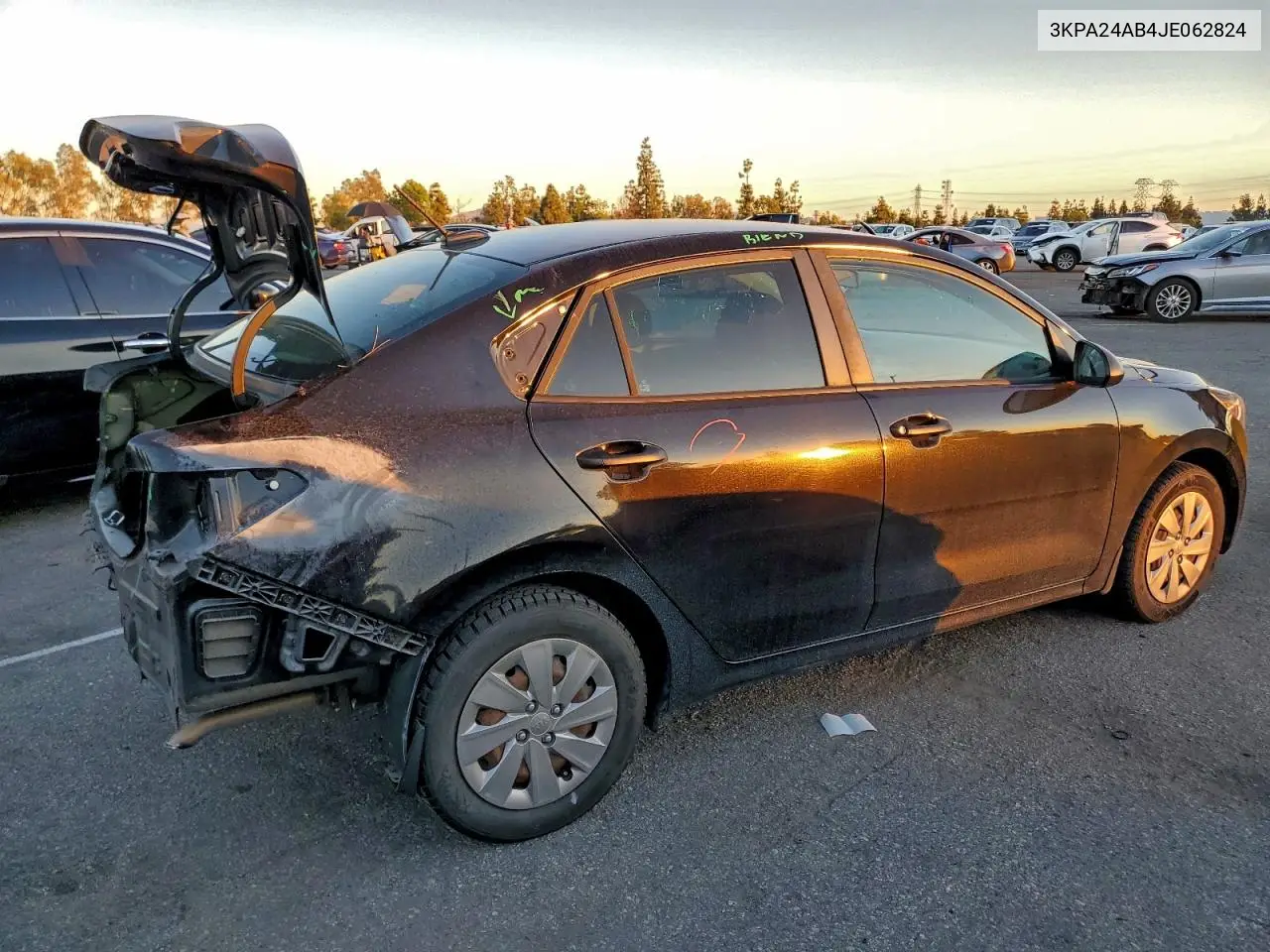 3KPA24AB4JE062824 2018 Kia Rio Lx