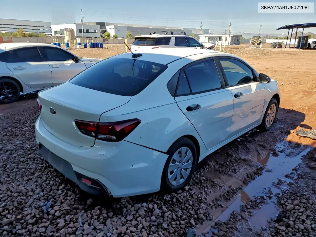 3KPA24AB1JE072081 2018 Kia Rio Lx