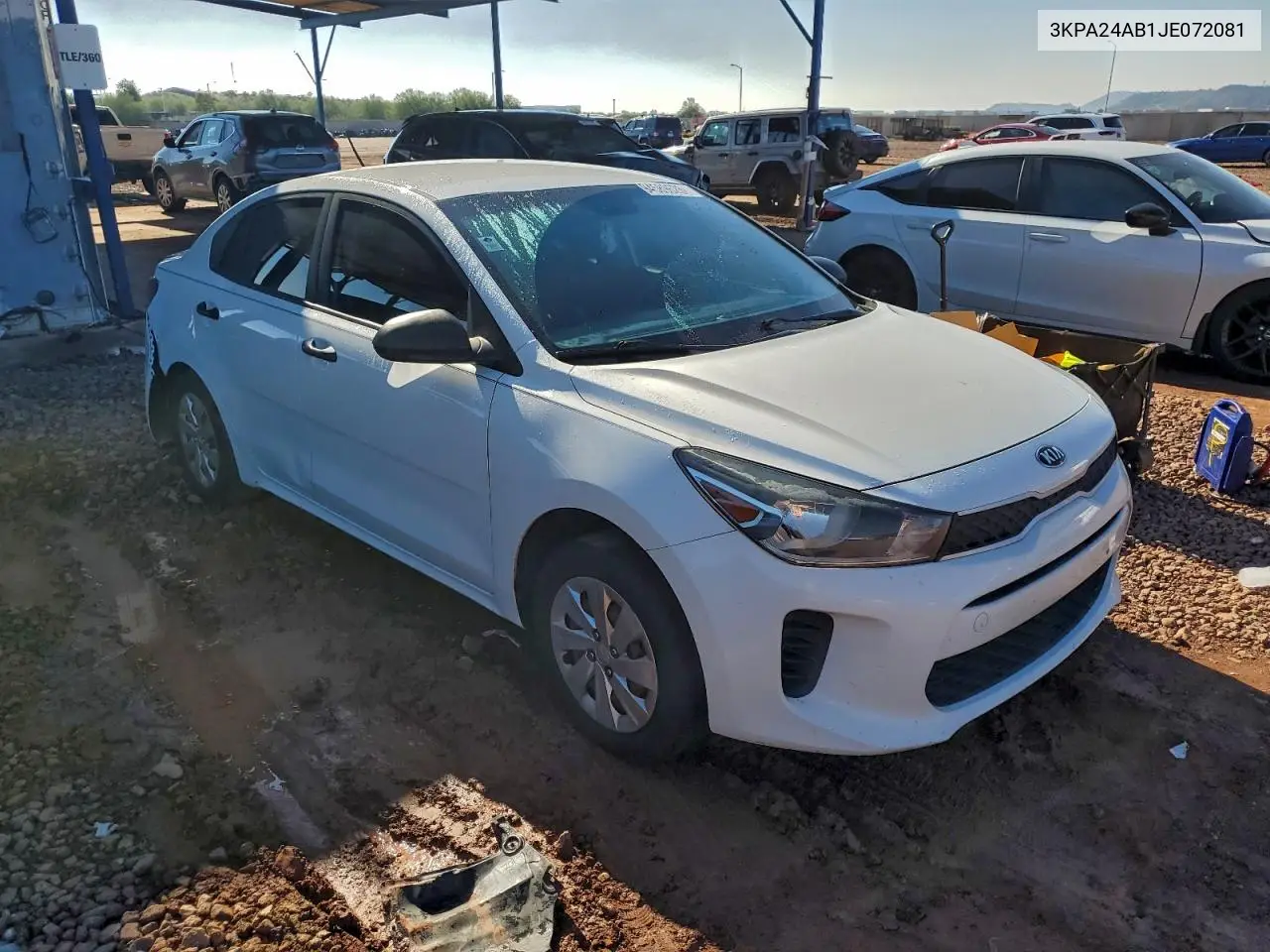 3KPA24AB1JE072081 2018 Kia Rio Lx