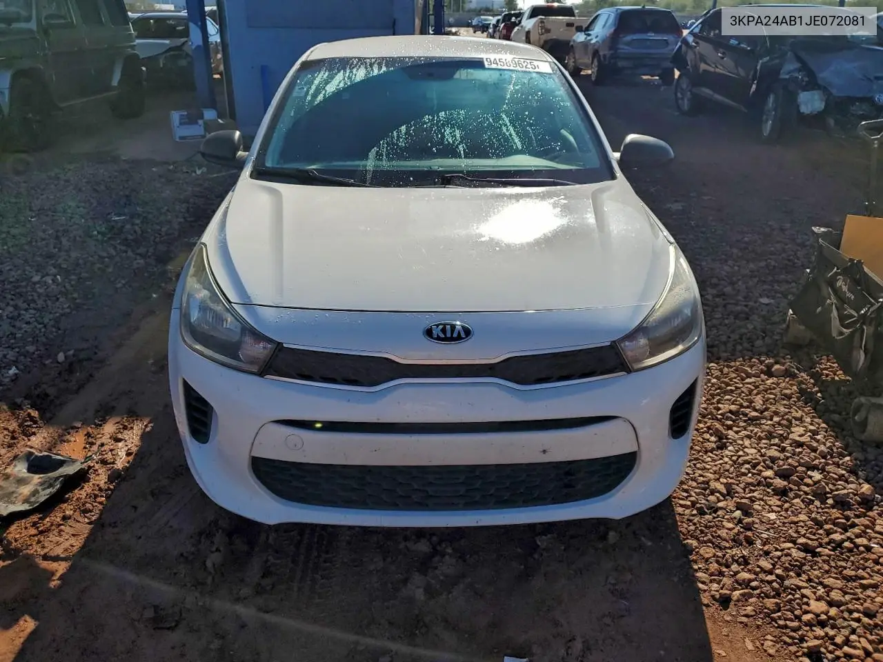 3KPA24AB1JE072081 2018 Kia Rio Lx