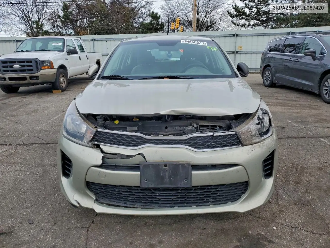 3KPA25AB9JE087420 2018 Kia Rio Lx