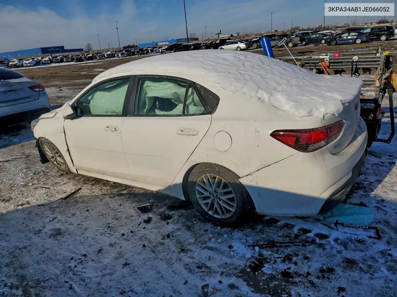 3KPA34AB1JE066052 2018 Kia Rio Ex