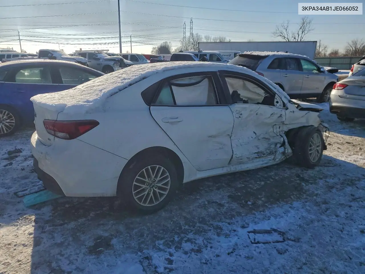 3KPA34AB1JE066052 2018 Kia Rio Ex
