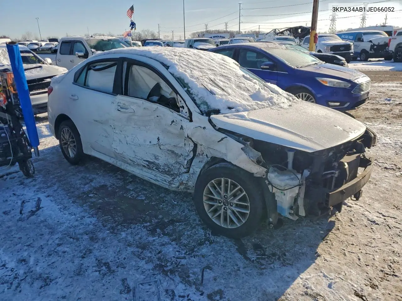 3KPA34AB1JE066052 2018 Kia Rio Ex