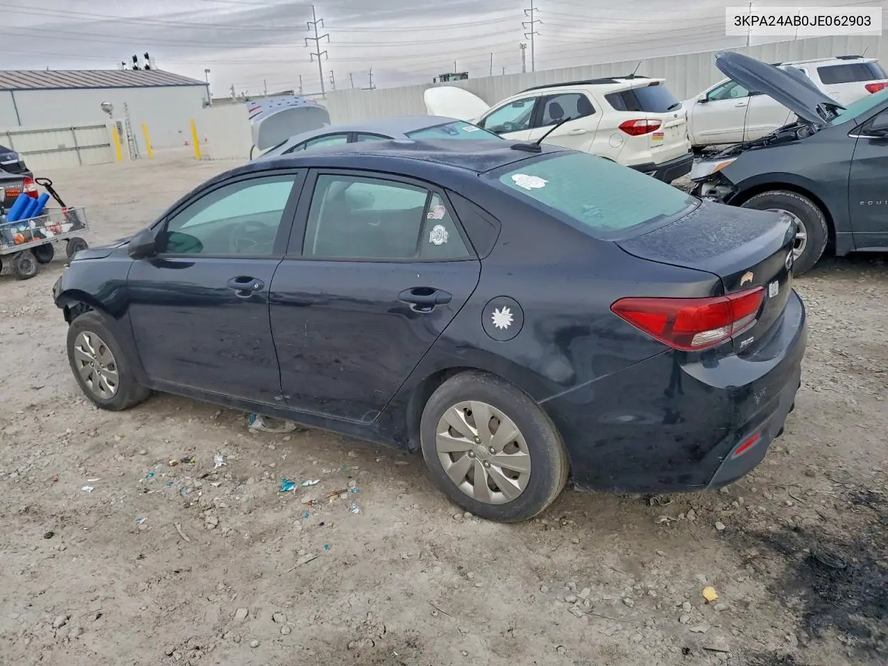 3KPA24AB0JE062903 2018 Kia Rio Lx