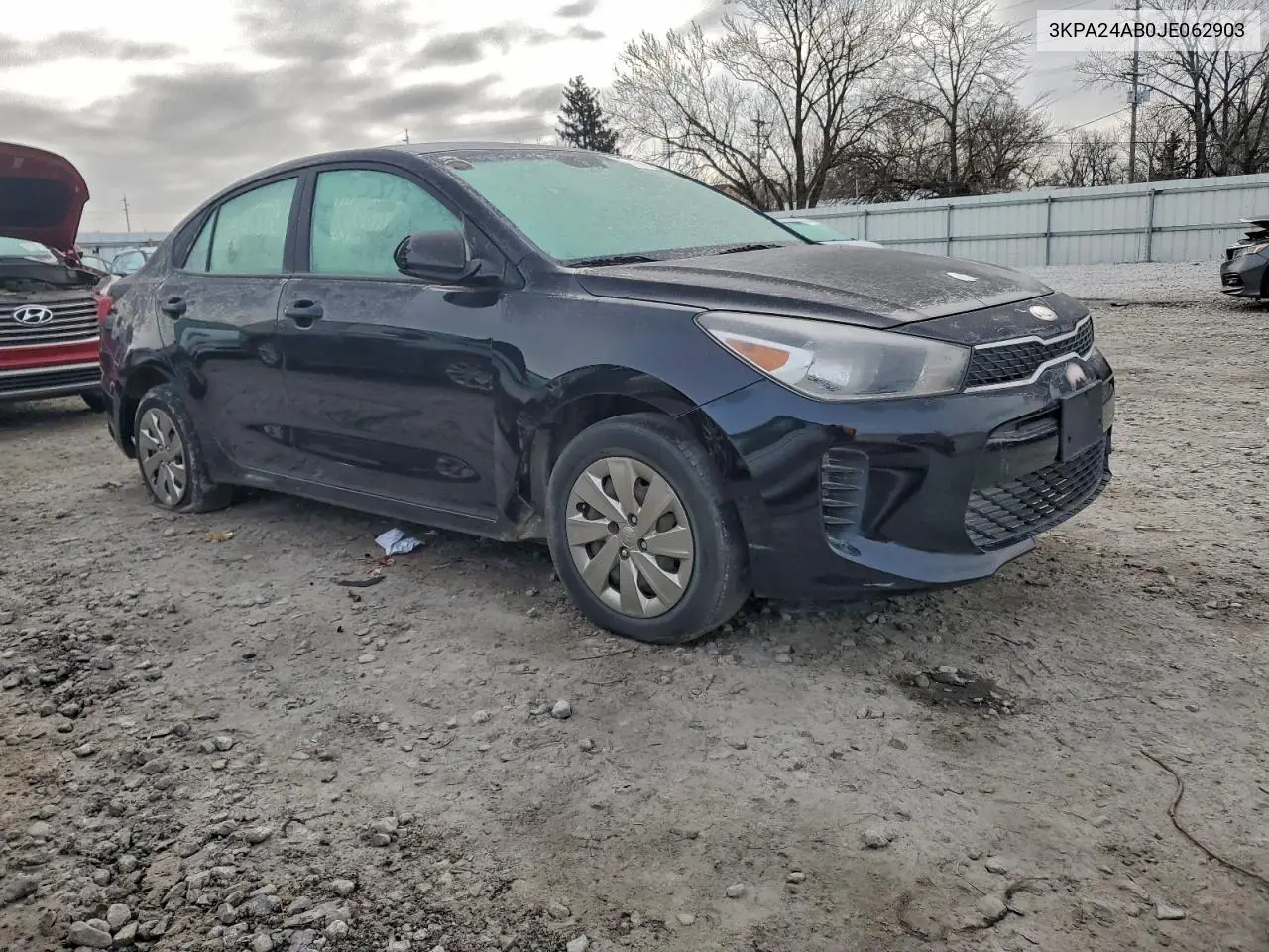 3KPA24AB0JE062903 2018 Kia Rio Lx