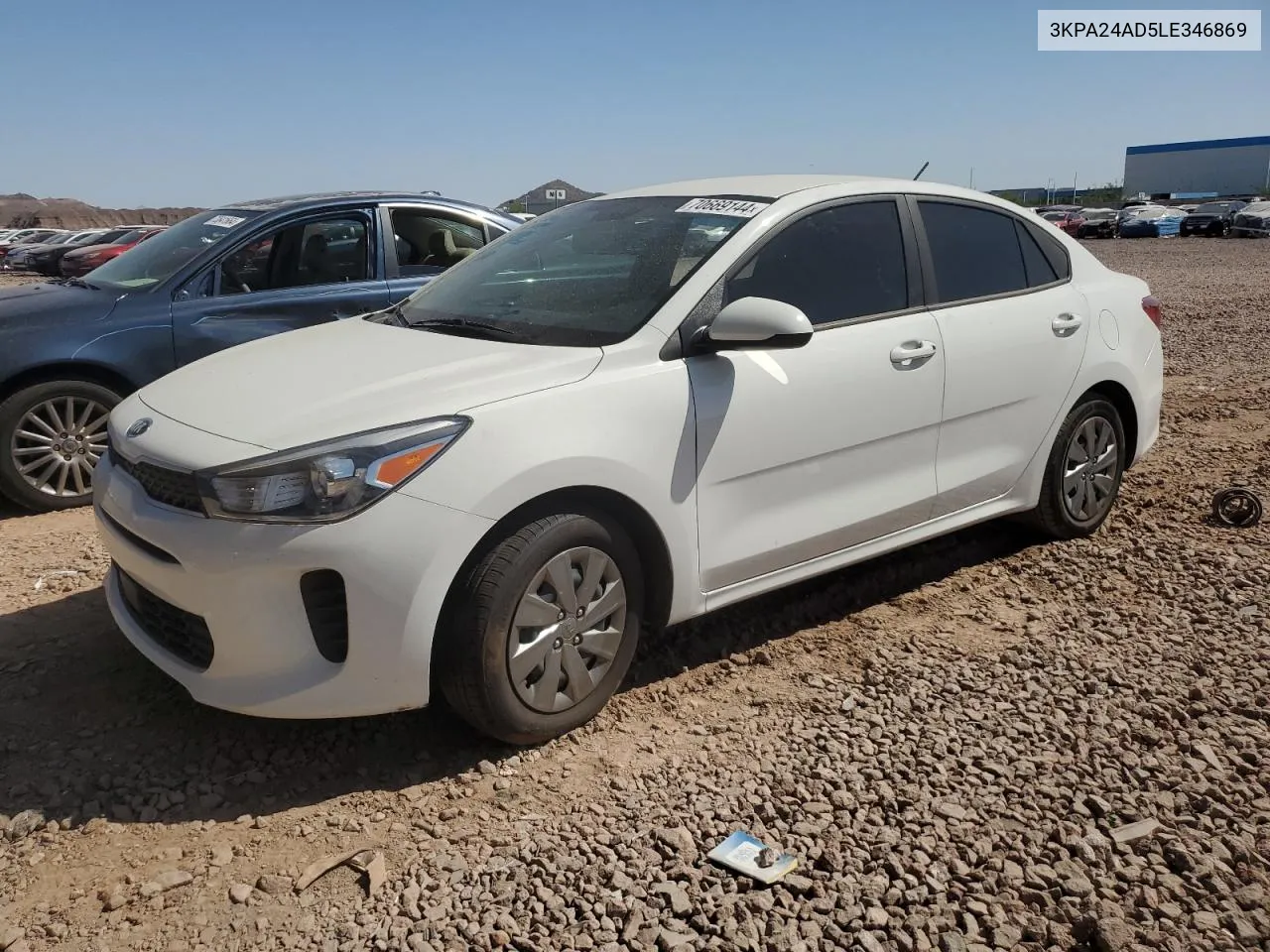 3KPA24AD5LE346869 2020 Kia Rio Lx