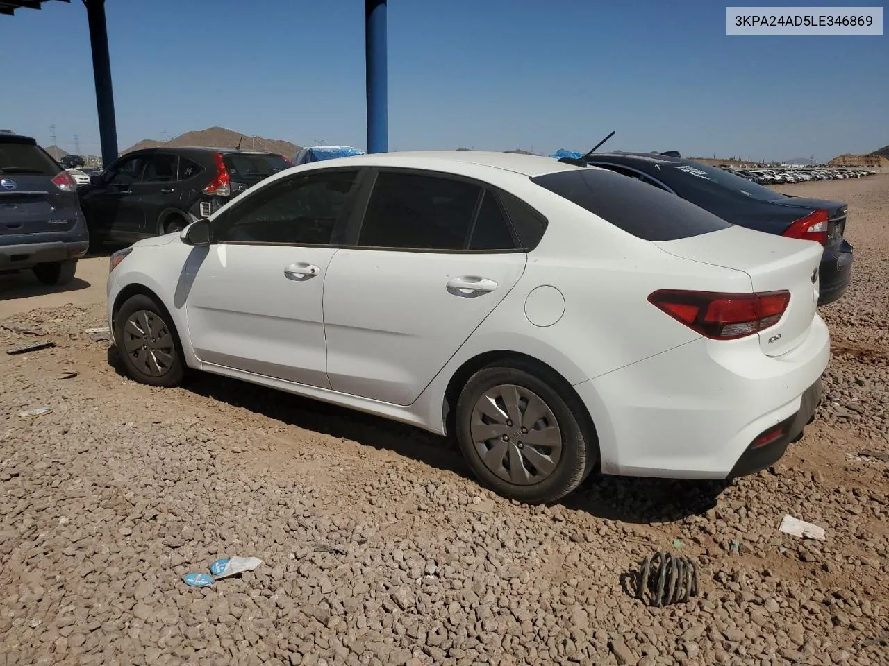 3KPA24AD5LE346869 2020 Kia Rio Lx