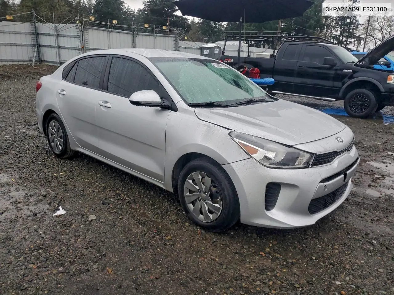 3KPA24AD9LE331100 2020 Kia Rio Lx
