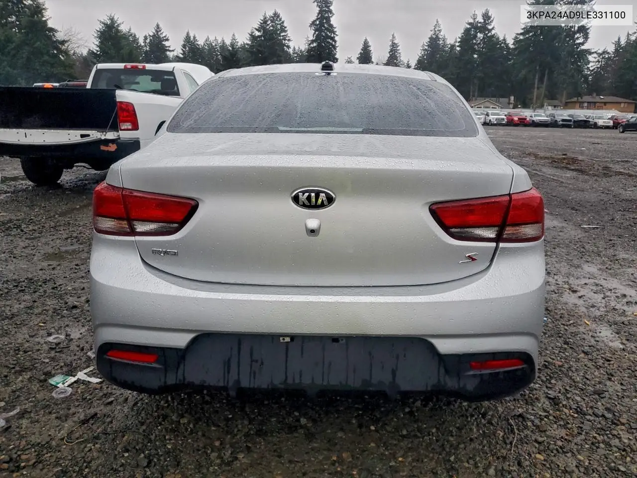 3KPA24AD9LE331100 2020 Kia Rio Lx