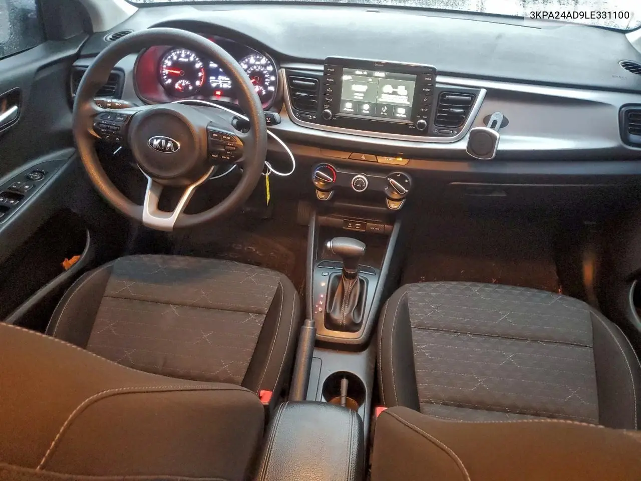 3KPA24AD9LE331100 2020 Kia Rio Lx