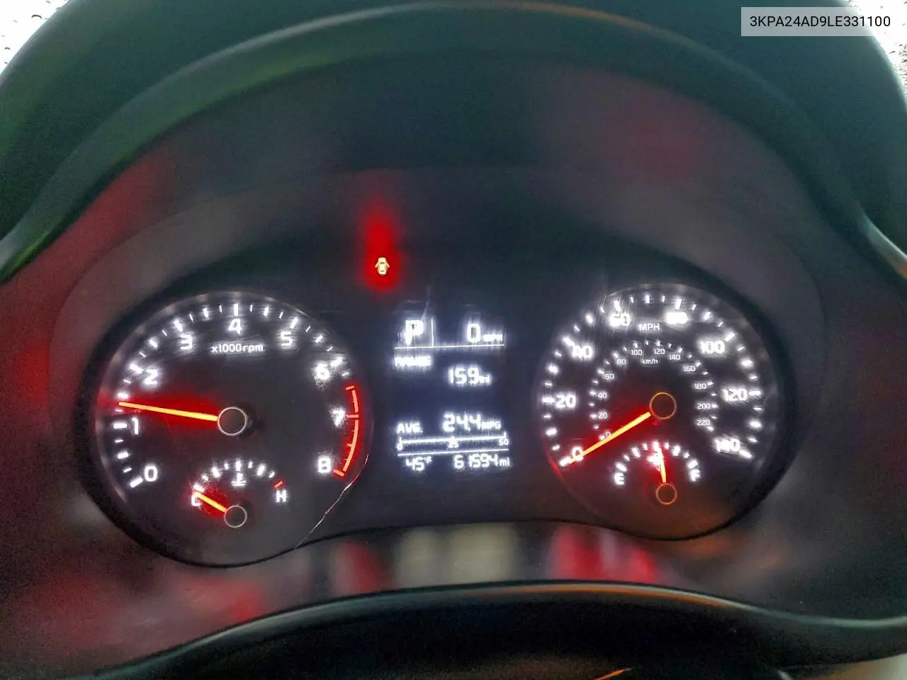 3KPA24AD9LE331100 2020 Kia Rio Lx