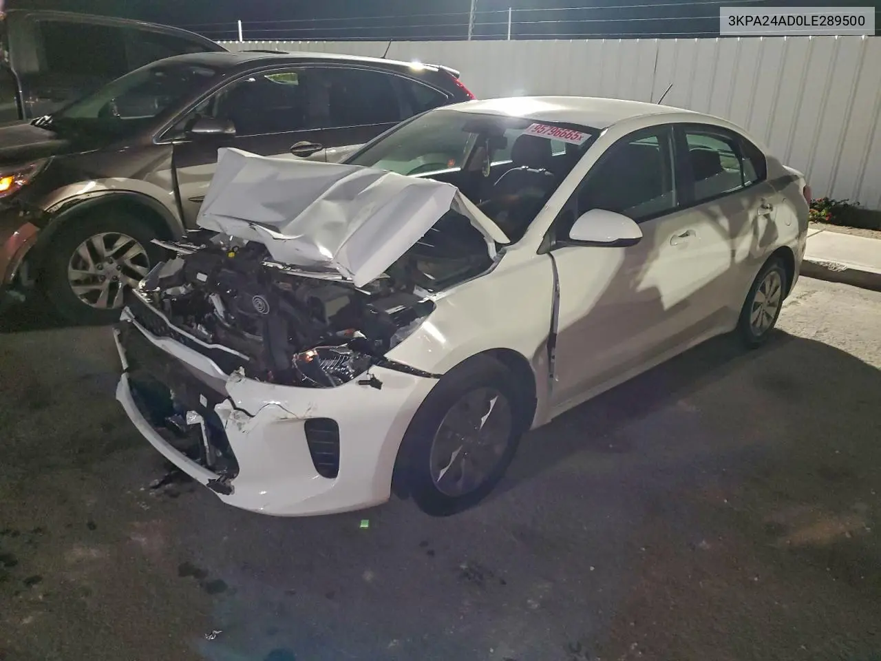 3KPA24AD0LE289500 2020 Kia Rio Lx