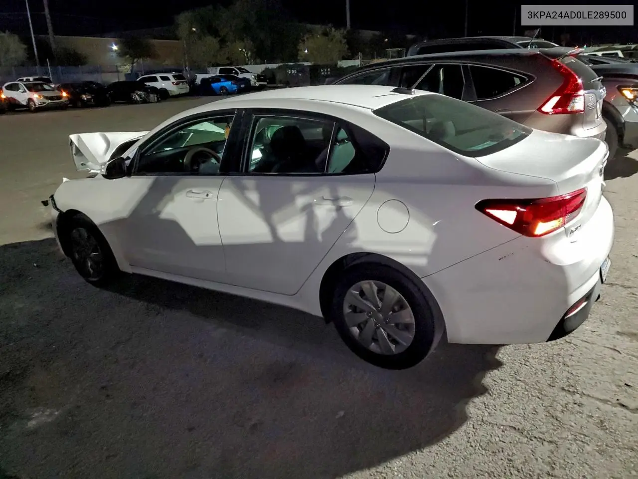 3KPA24AD0LE289500 2020 Kia Rio Lx