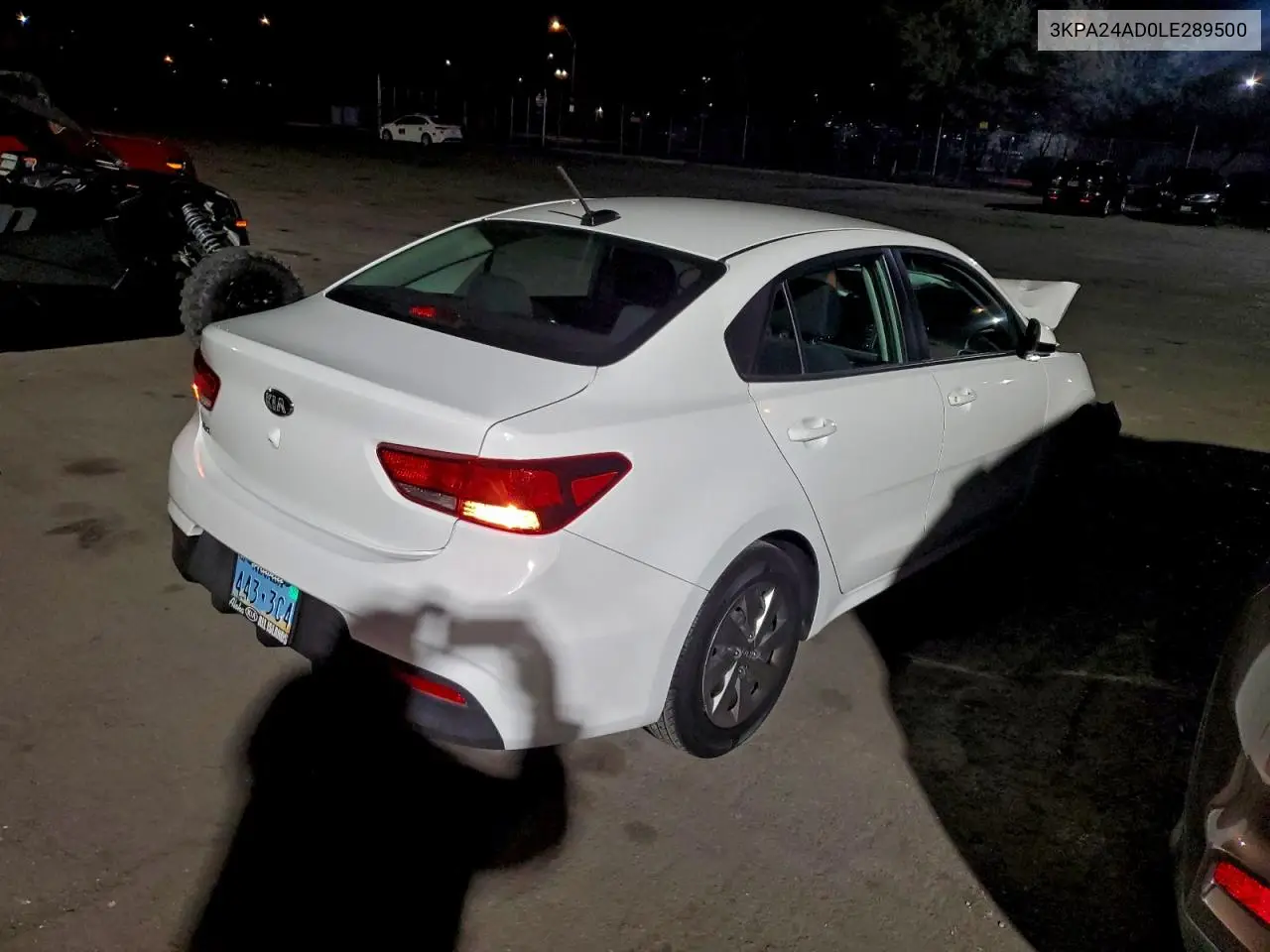 3KPA24AD0LE289500 2020 Kia Rio Lx