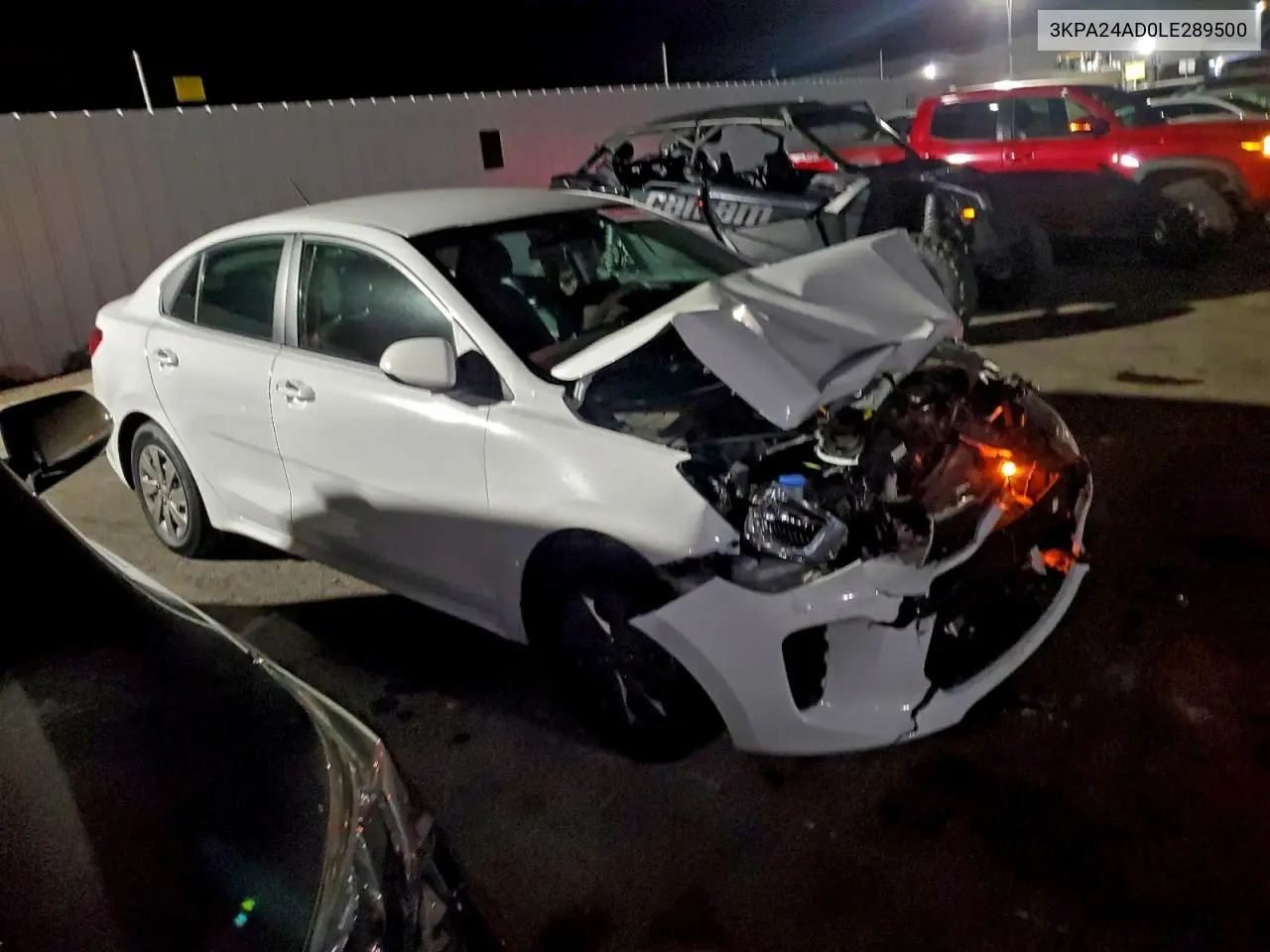 3KPA24AD0LE289500 2020 Kia Rio Lx