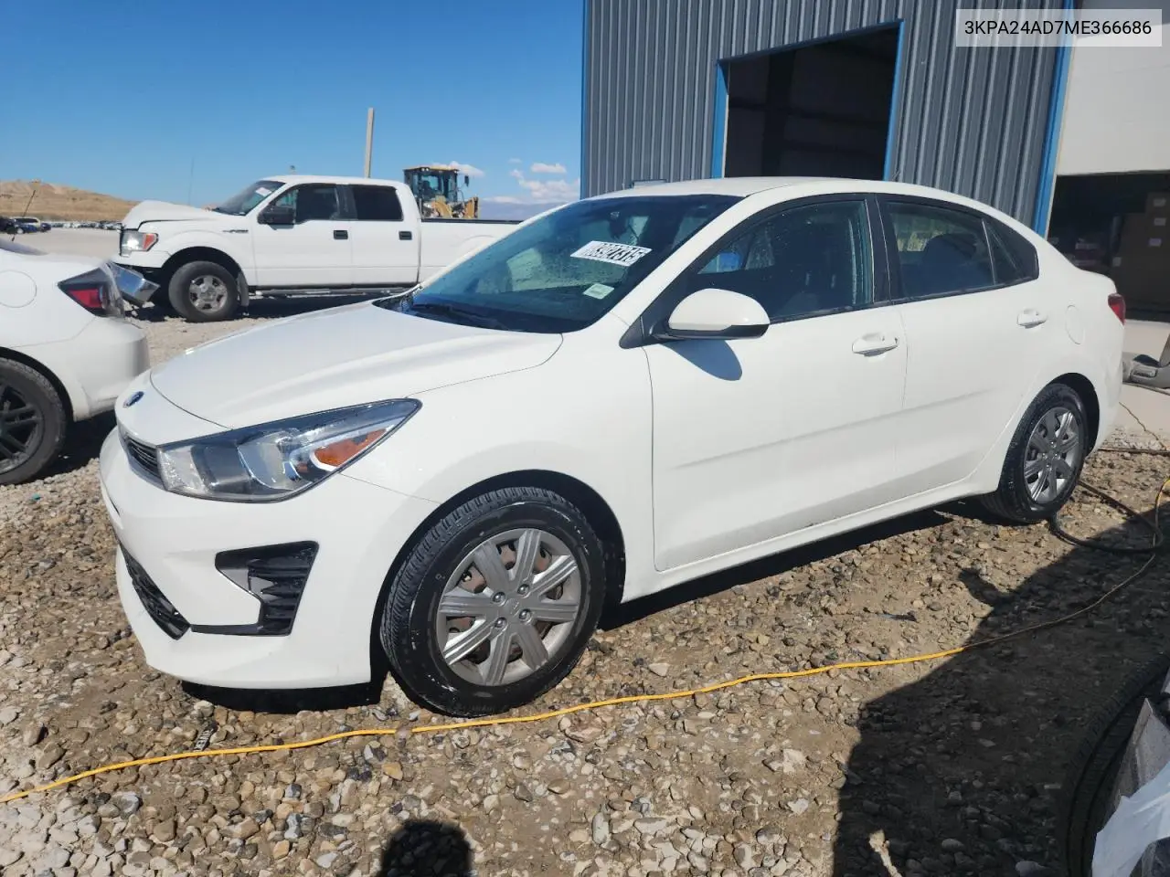 3KPA24AD7ME366686 2021 Kia Rio Lx