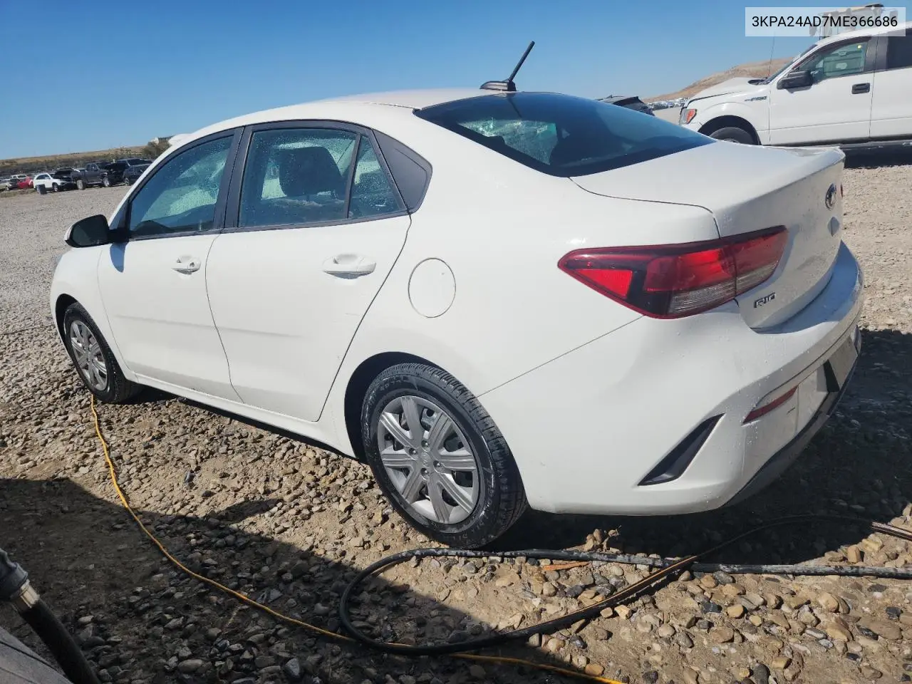 3KPA24AD7ME366686 2021 Kia Rio Lx