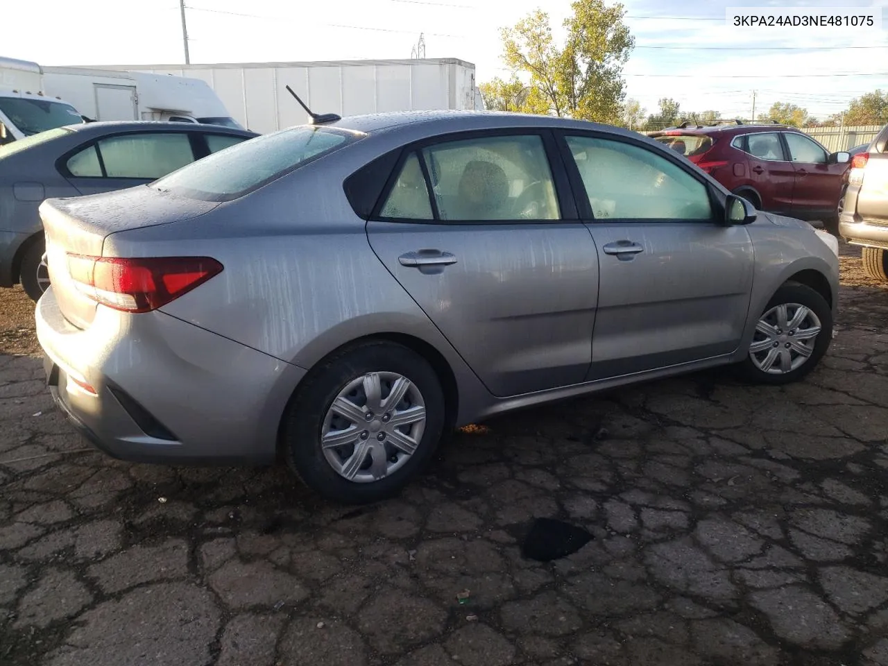 3KPA24AD3NE481075 2022 Kia Rio Lx