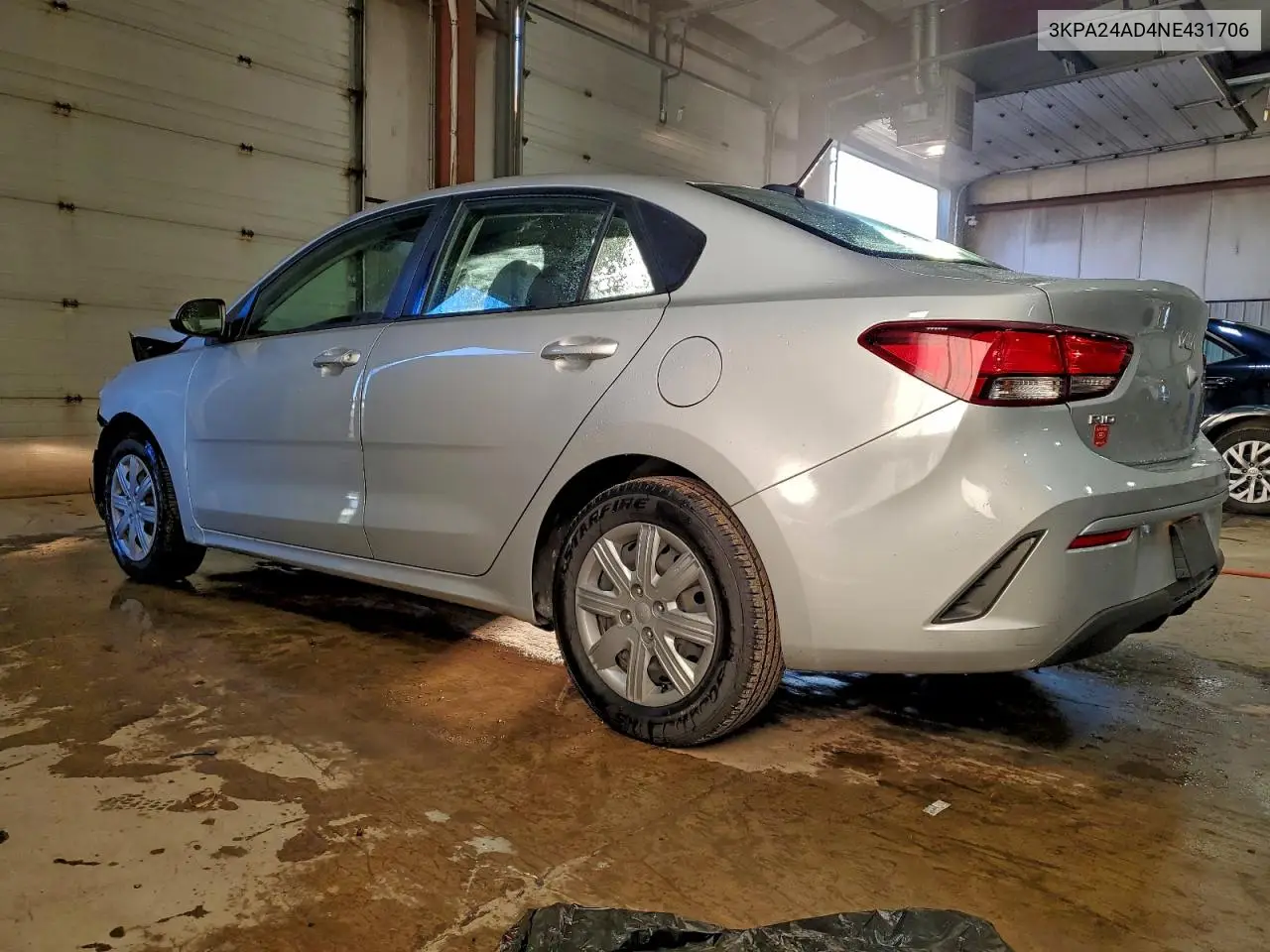 3KPA24AD4NE431706 2022 Kia Rio Lx
