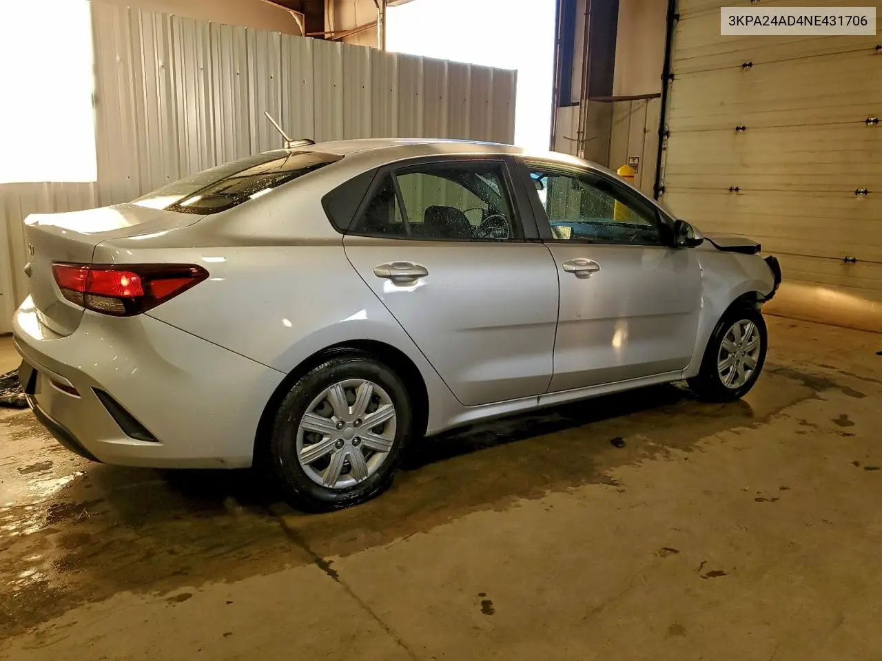 3KPA24AD4NE431706 2022 Kia Rio Lx