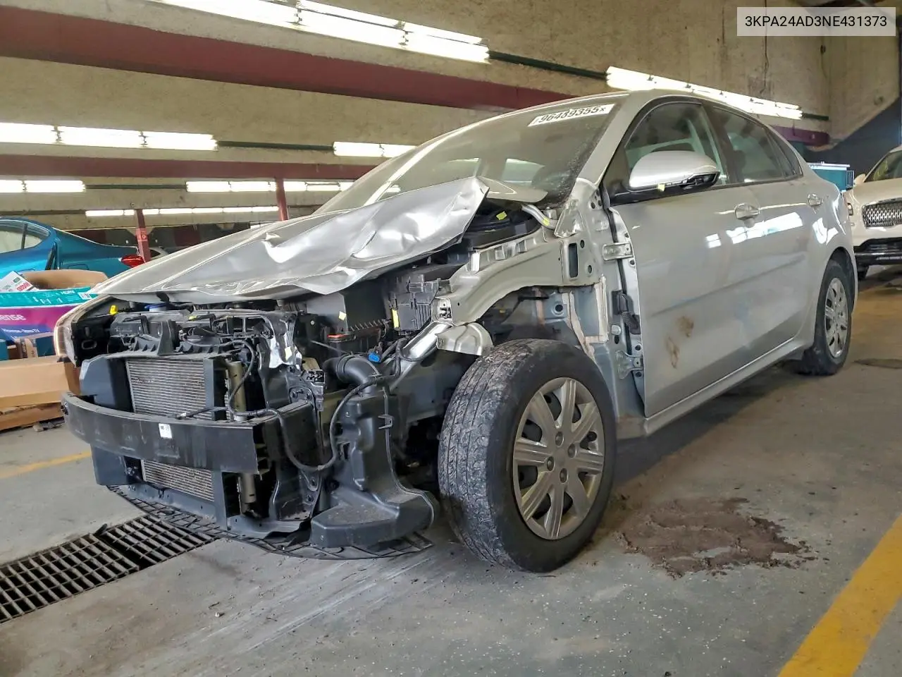 3KPA24AD3NE431373 2022 Kia Rio Lx