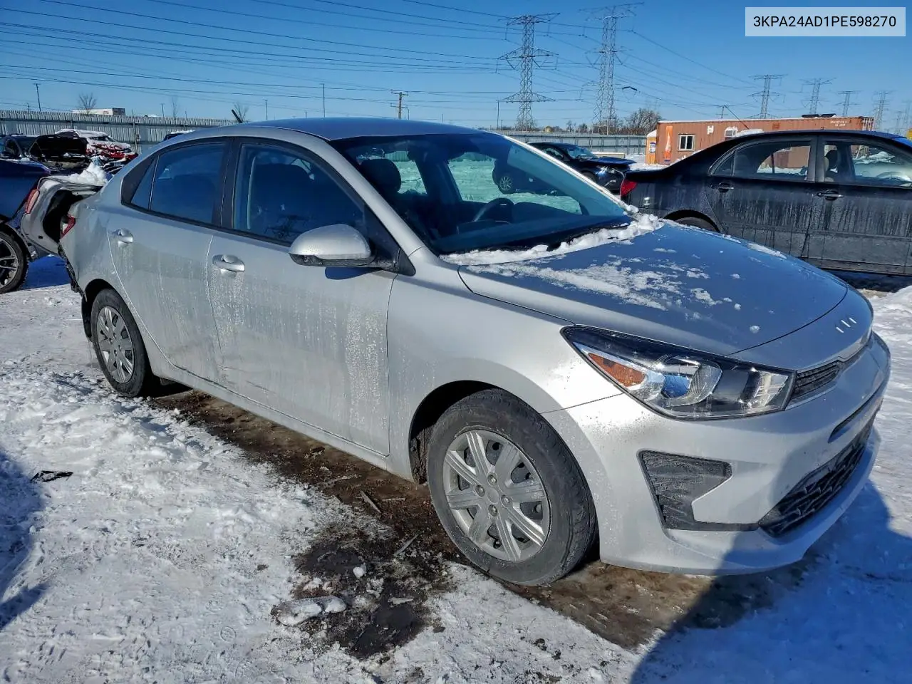 3KPA24AD1PE598270 2023 Kia Rio Lx