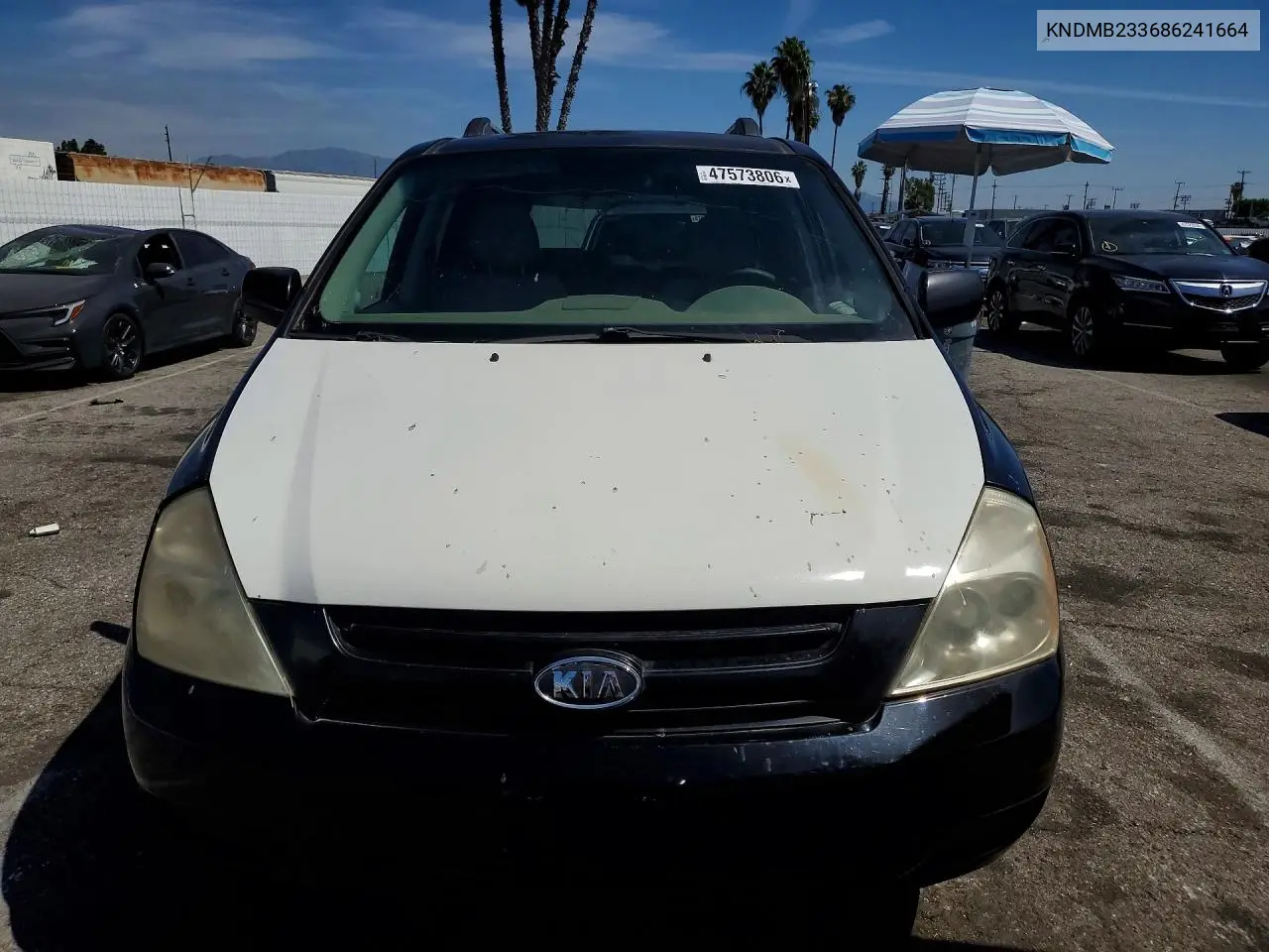 KNDMB233686241664 2008 Kia Sedona Ex