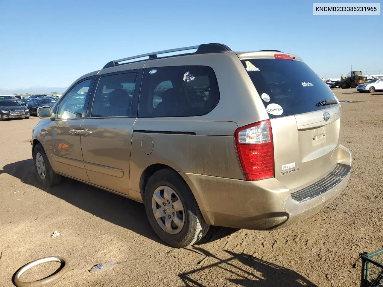 KNDMB233386231965 2008 Kia Sedona Ex