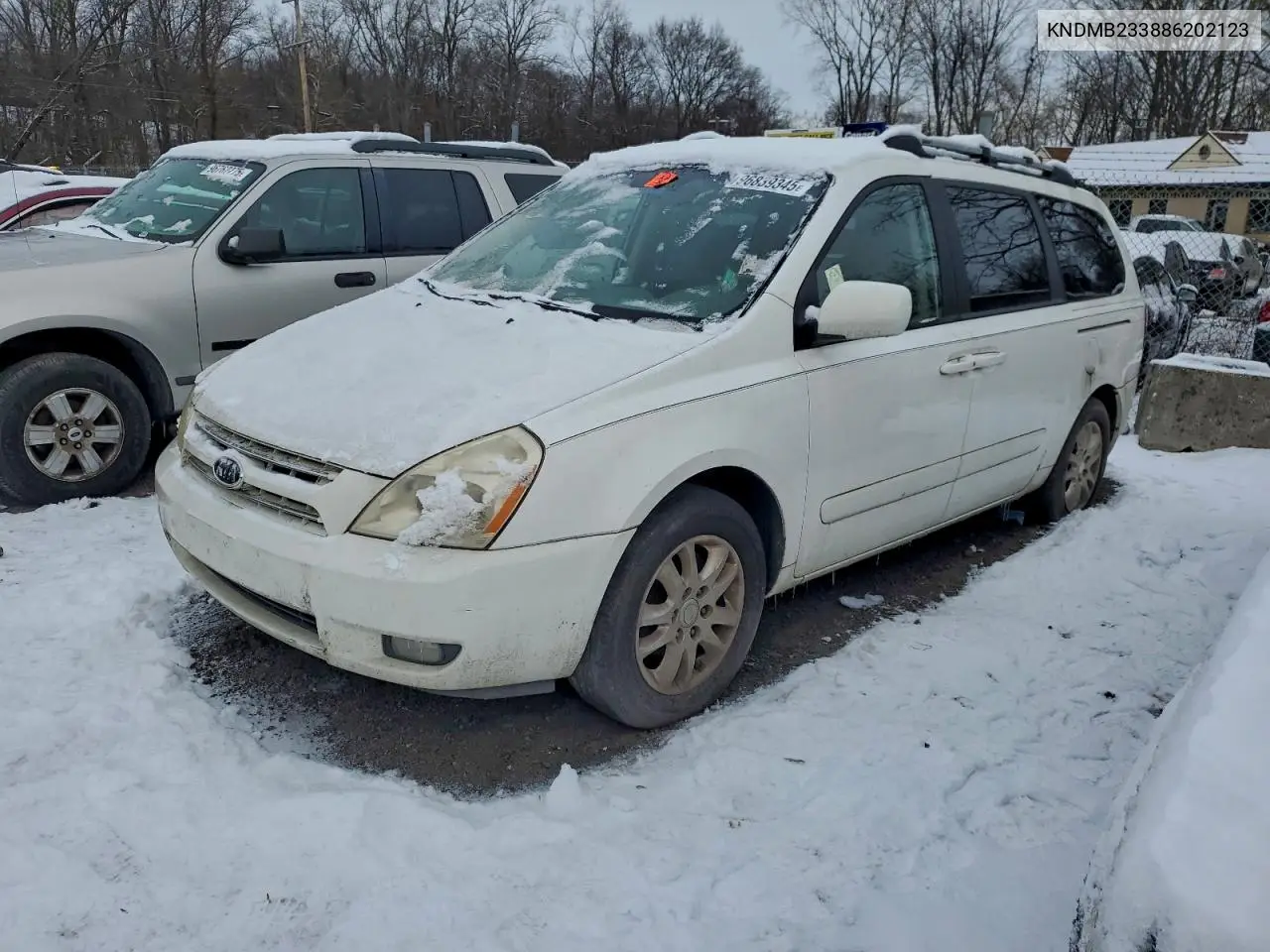 KNDMB233886202123 2008 Kia Sedona Ex